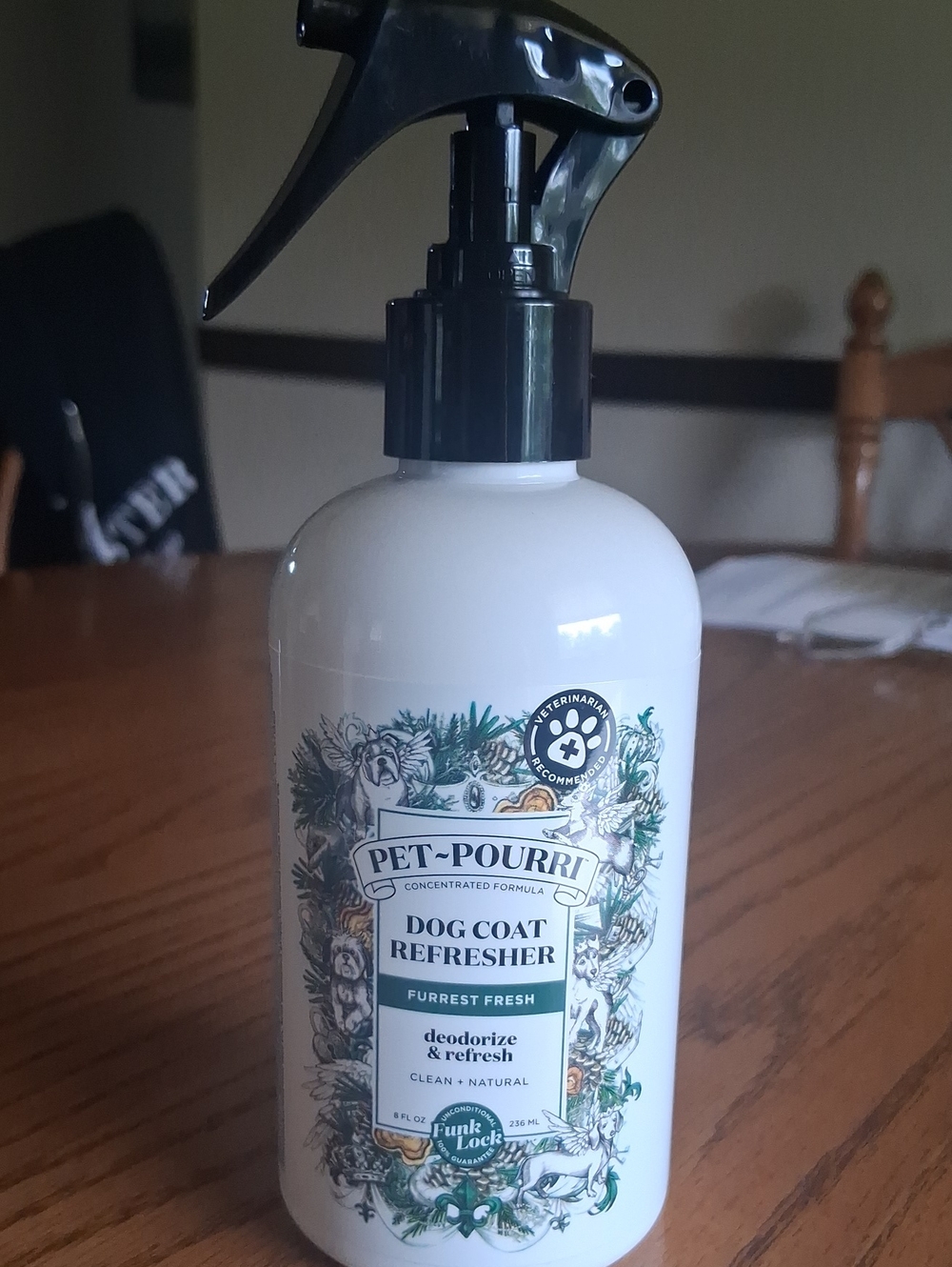 Dog Coat Refresher Spray – White (Furrest Fresh)
